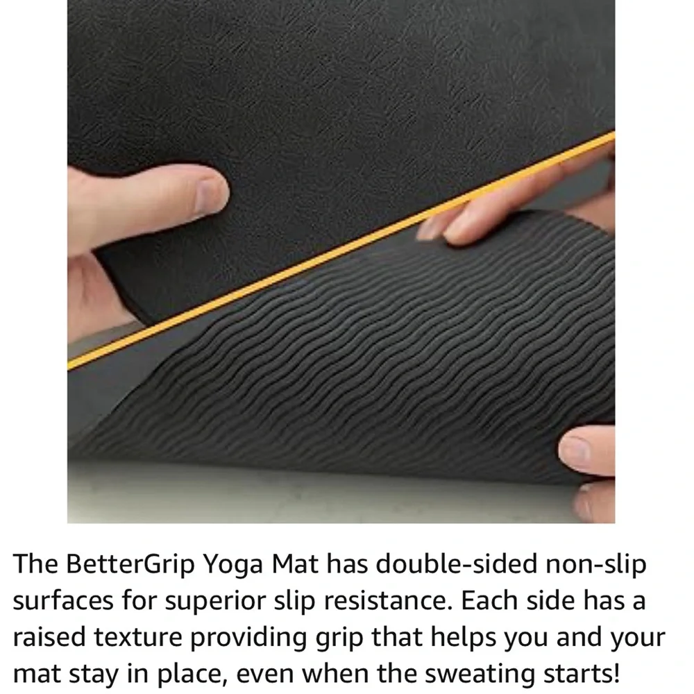 Clever Yoga 🧘 Mat. Black. Sealed never opened - Picture 6 of 16